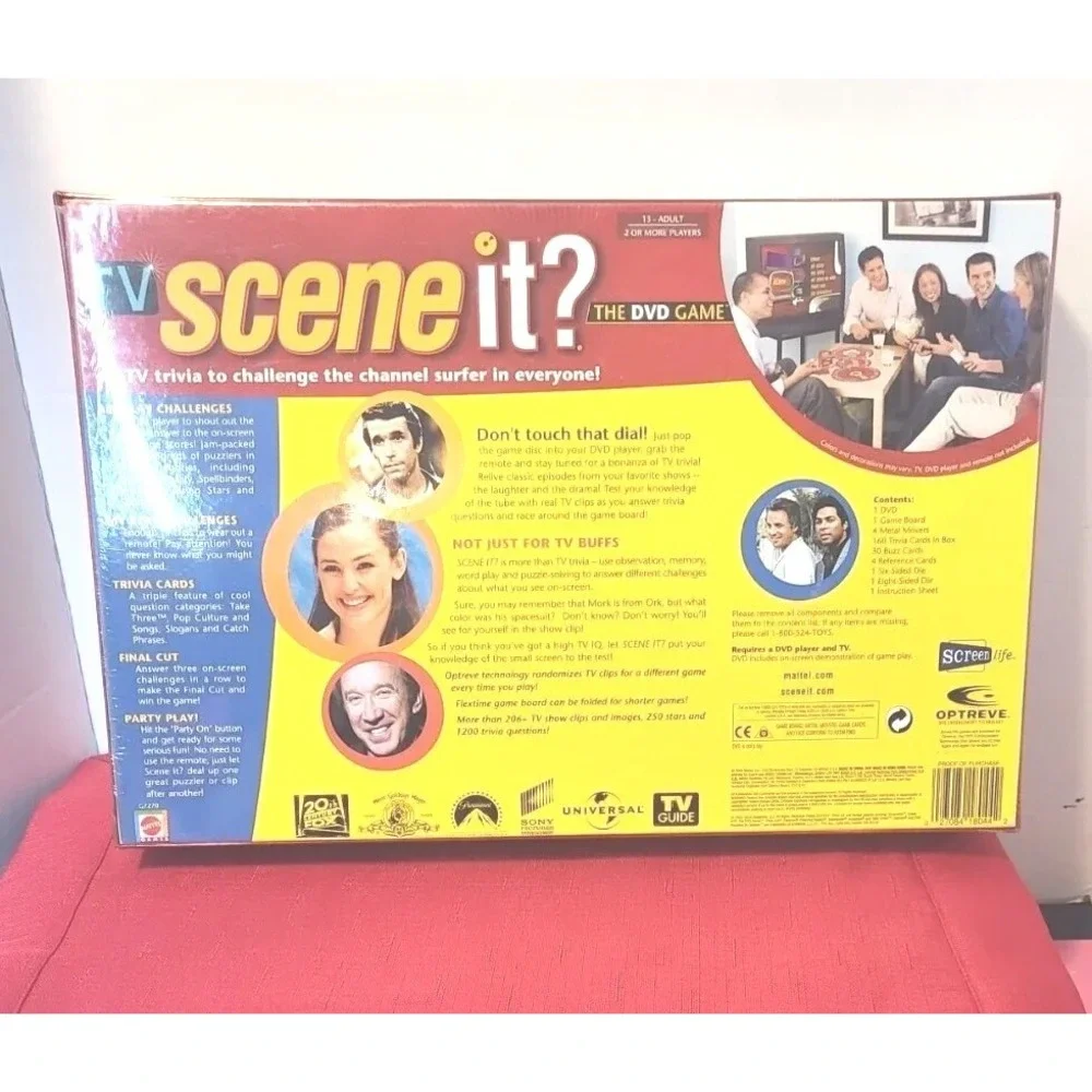 TV Scene it? TV‎ Trivia Game DVD Family Friends Board Game Factory Sealed New - Picture 4 of 8